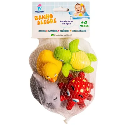 Kit Brinquedo Para Banho Vila Toy Banho Alegre Kit Brinquedo Para Banho Vila Toy Banho Alegre